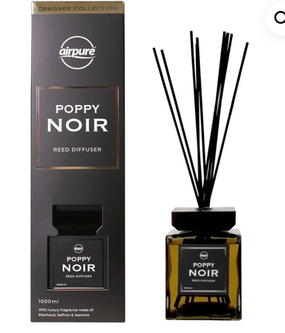 Airpure Poppy Noir Reed Diffuser