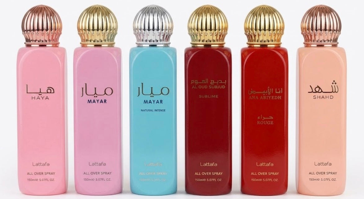 Lattafa All Over Body Sprays- 150ml