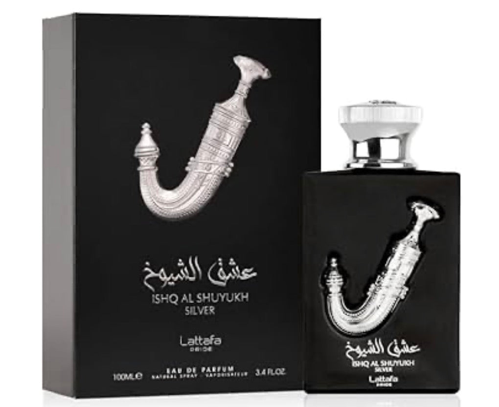 Ishq Al Shuyukh Silver by Lattafa Eau De Parfum