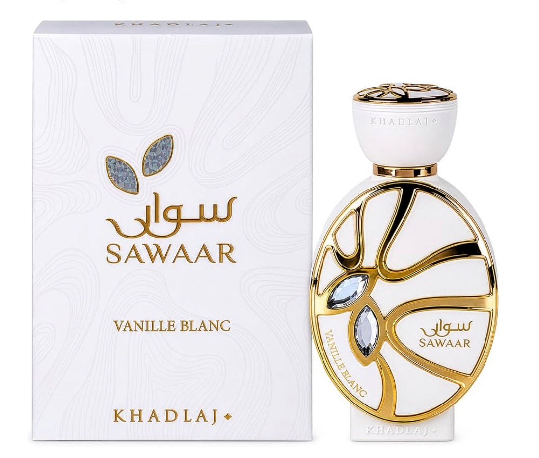 Sawaar Vanille Blanc by Khadlaj Eau De Parfum - 100ml