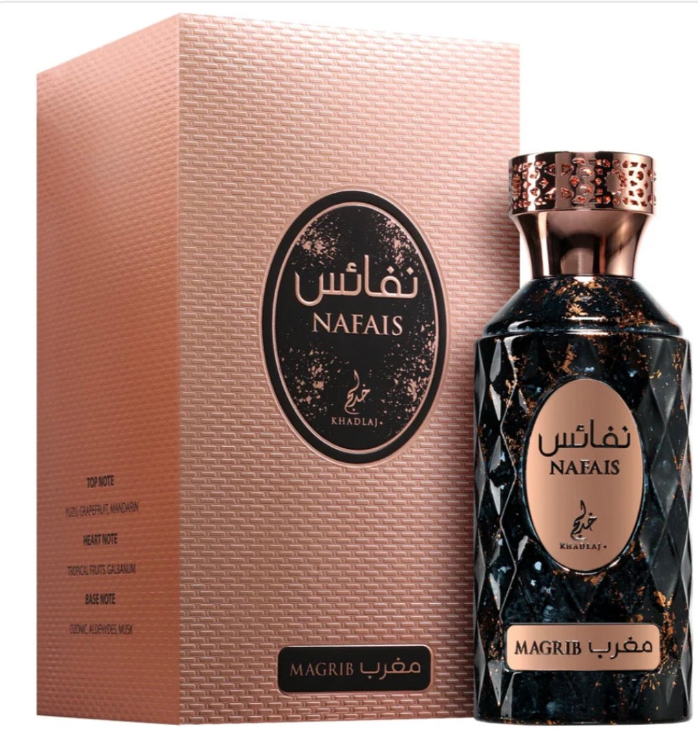 Nafais Magrib by Khadlaj Eau De Parfum - 100ml