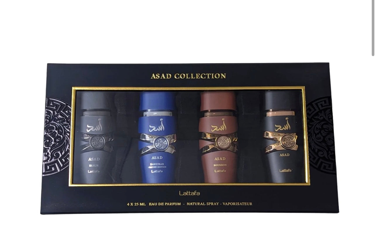 Lattafa Asad Collection-4x 25ml Bottles