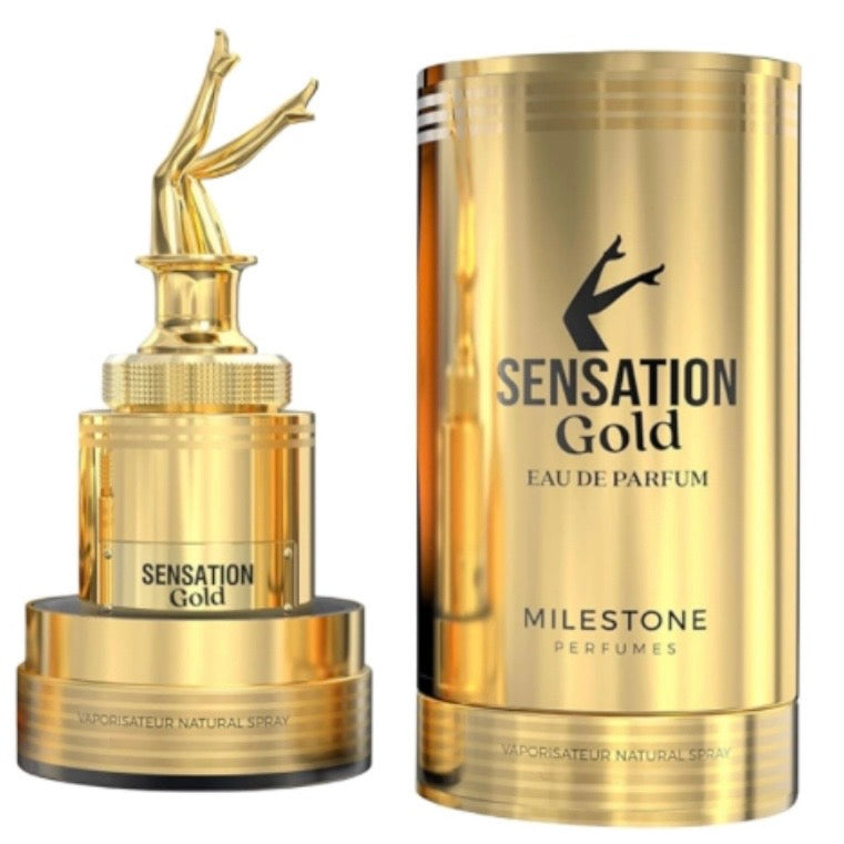 Milestone Perfumes Sensation Gold Eau de Parfum Vaporisateur
