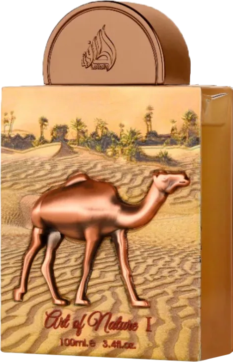 Amber fragrance bottle
