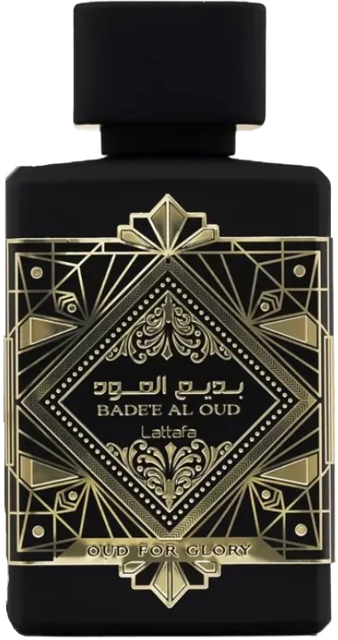 Black fragrance bottle