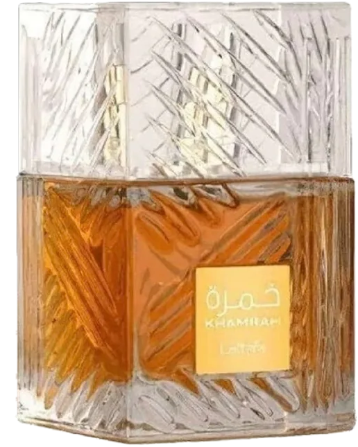 Golden fragrance bottle